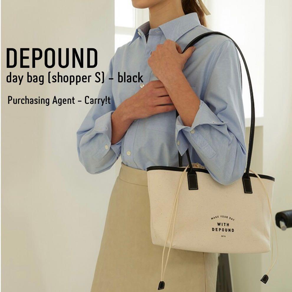 預訂：Depound day bag (shopper S) - black, 女裝, 手袋及銀包, 單肩