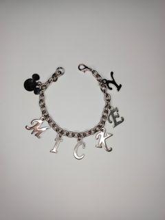 Disney , mickey bracelet  silver tone.