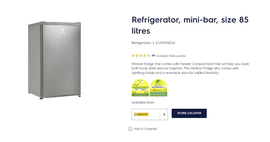 Gain city top mini fridge