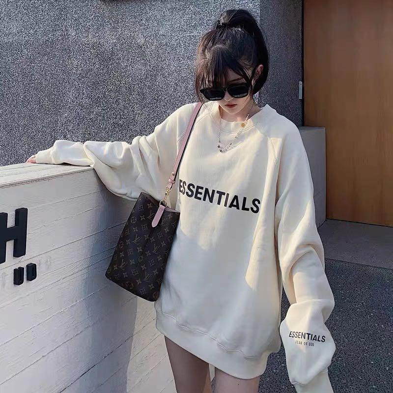 ESSENTIALS FEAR OF GOD PULLOVER IN ALL SIZES, Men's Fashion, Tops 
