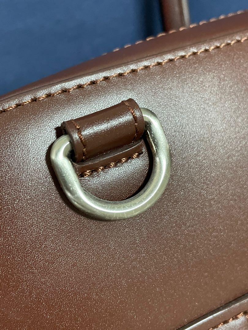 Faire Leather Briefcase Brown, Men's Fashion, Bags, Briefcases on