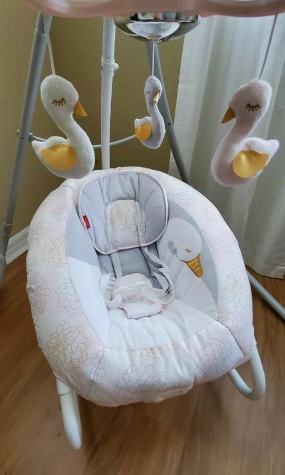 Fisher price my on sale sweet swan swing