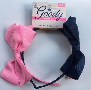 Goody Girls 2 Pcs Headbands Color Blue and Pink