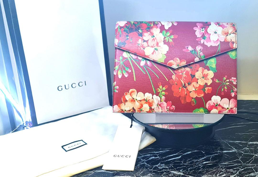 Gucci floral clutch hotsell