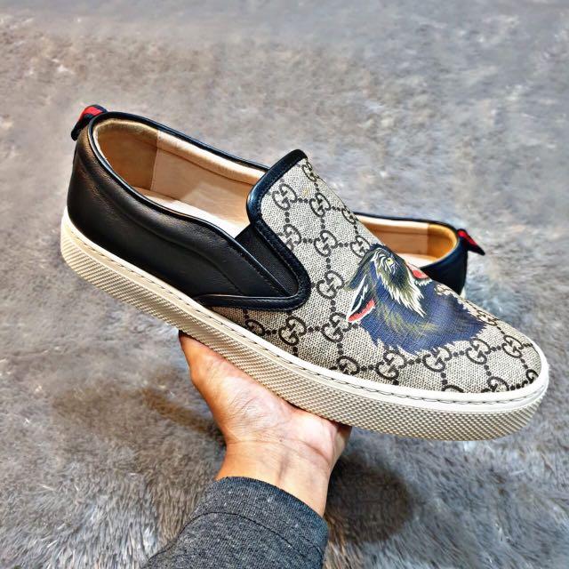 Gucci Wolf Slip On Fesyen Pria Sepatu Sepatu Formal di Carousell