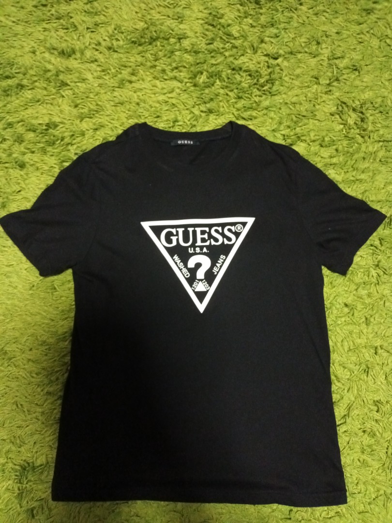 guess men's t shirt size chart