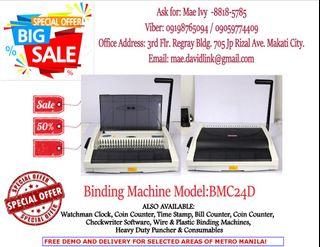 HEAVY DUTY BINDING MACHINE 24 HOLES - UP TO LEGAL SIZE