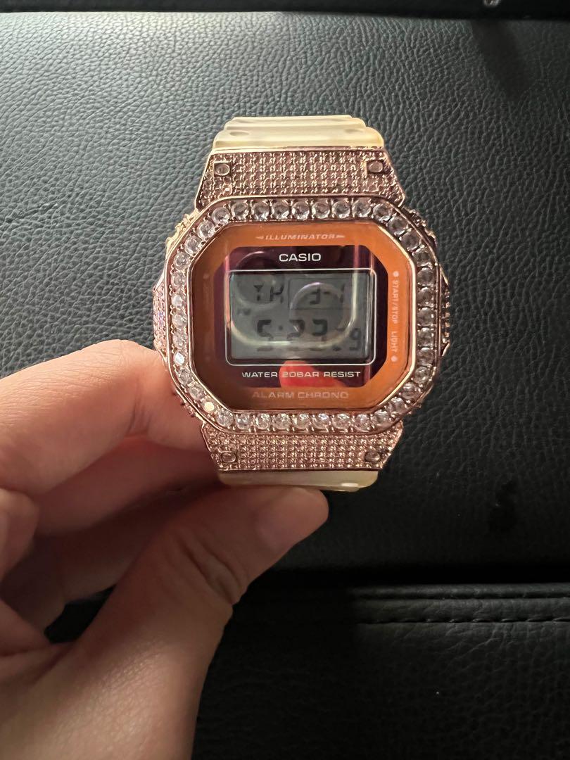 Casio gold diamond hotsell watch