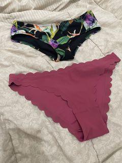 H&M Bikini Bottoms - TAKE 2 free short jeans