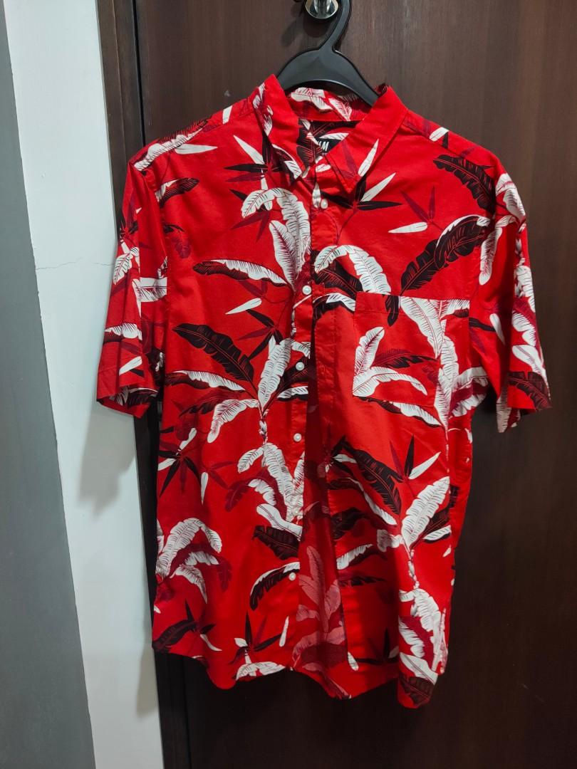 H&m men's tropical shirt clearance