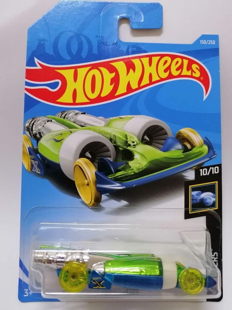 Hot Wheels 2019 HW X Raycers Salt Shaker Lime Green Chrome on