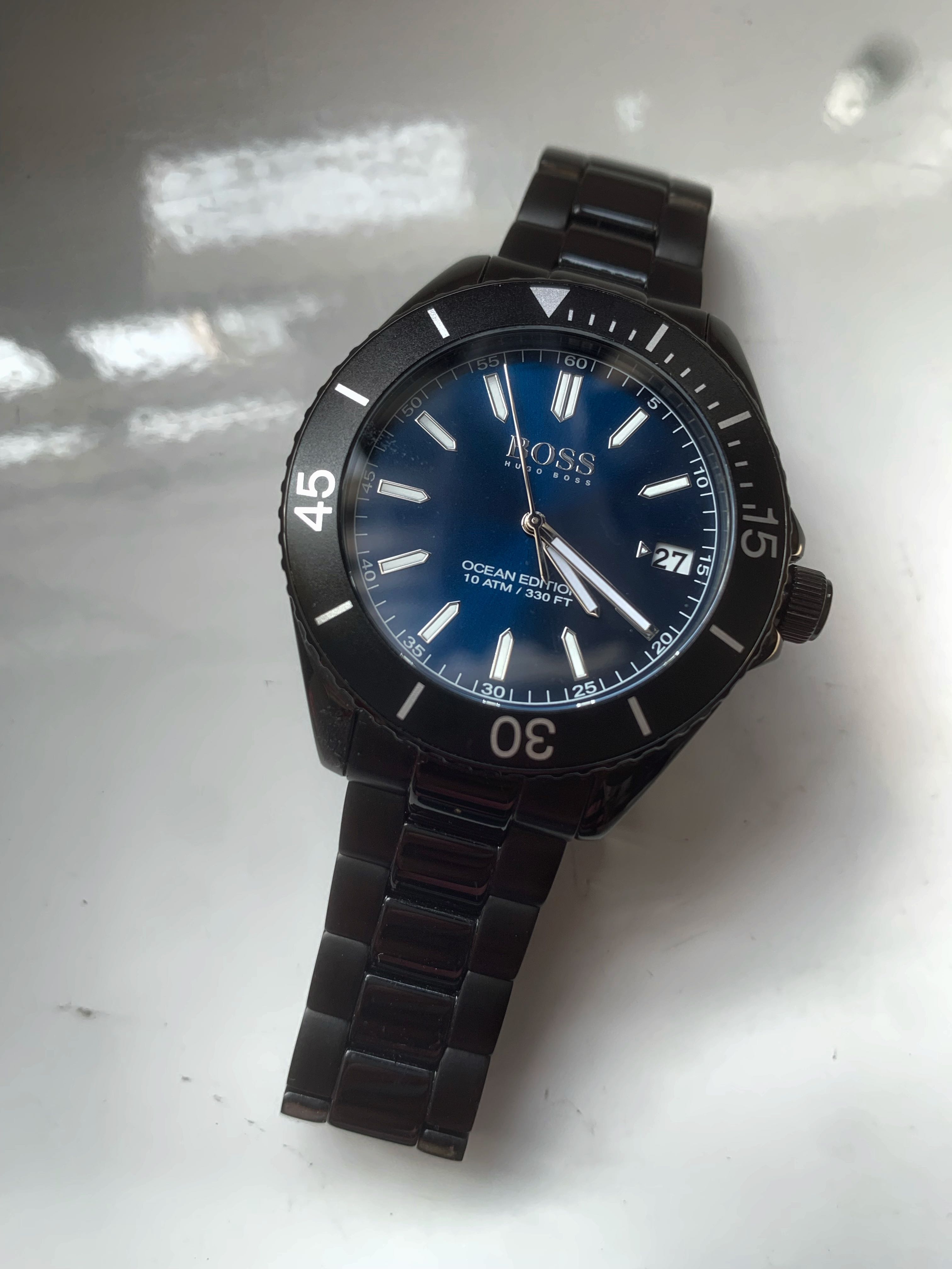 Hugo boss black new arrivals ocean edition watch