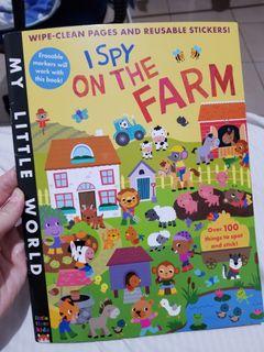 I spy on the farm activity books kids buku aktivitas anak children