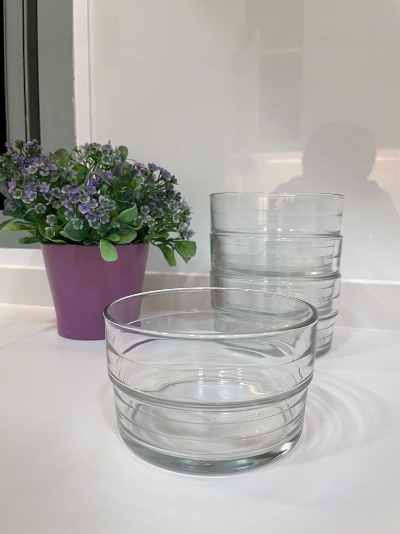 IKEA glass bowl, Furniture & Home Living, Kitchenware & Tableware