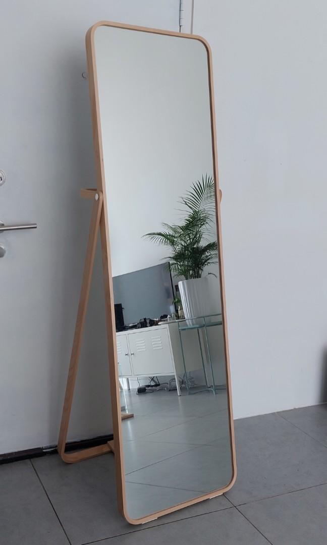 IKEA IKORNNES Standing Mirror (10/10), Furniture & Home Living, Home