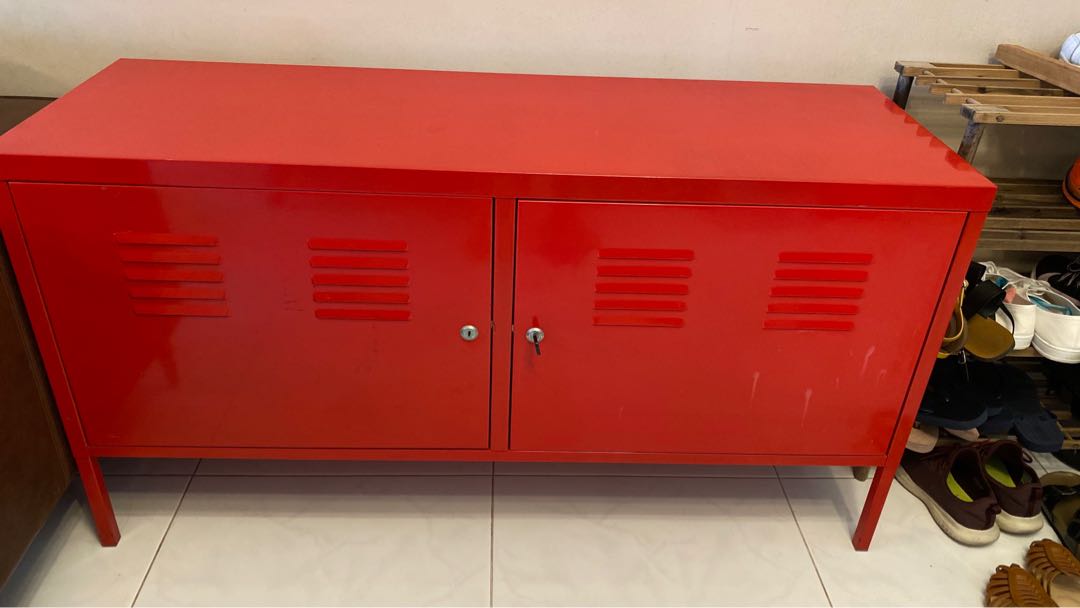 IKEA PS Cabinet, red, 467/8x243/4 - IKEA