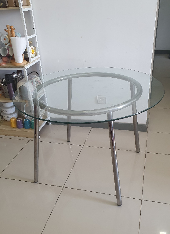 Ikea salmi glass dining table outlet