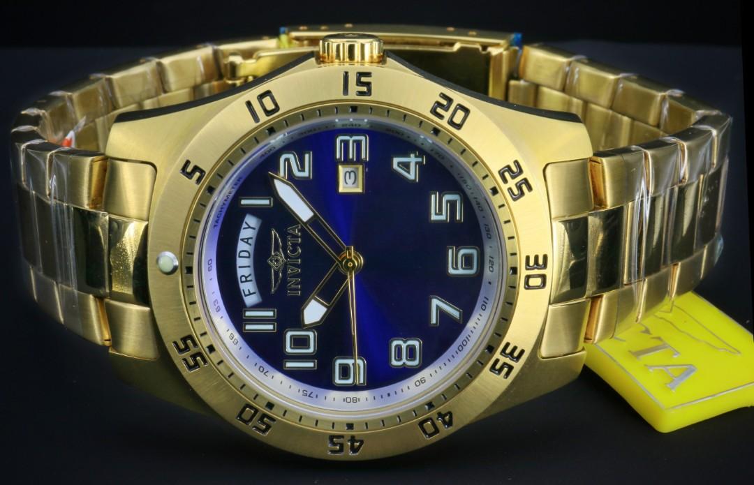 Invicta day date watch sales