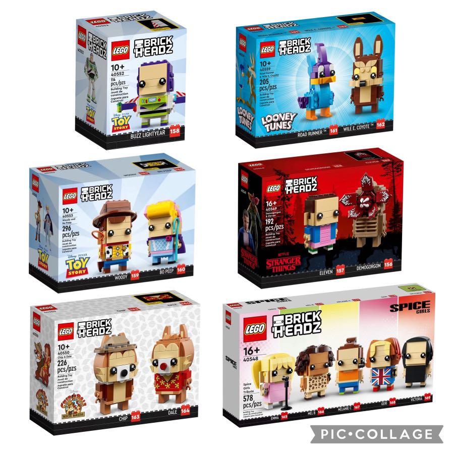 LEGO Brickheadz 40348 40350 40352 40354 40425 40436 40379