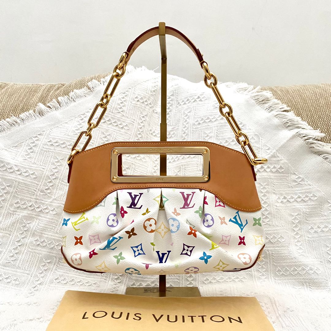 Louis Vuitton Murakami White Multicolor Monogram Judy PM Bag