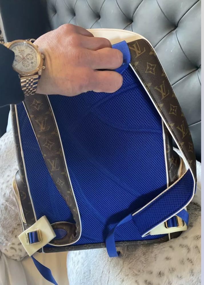LOUIS VUITTON LV x NBA Used Backpack Monogram Brown M45581 #AH590