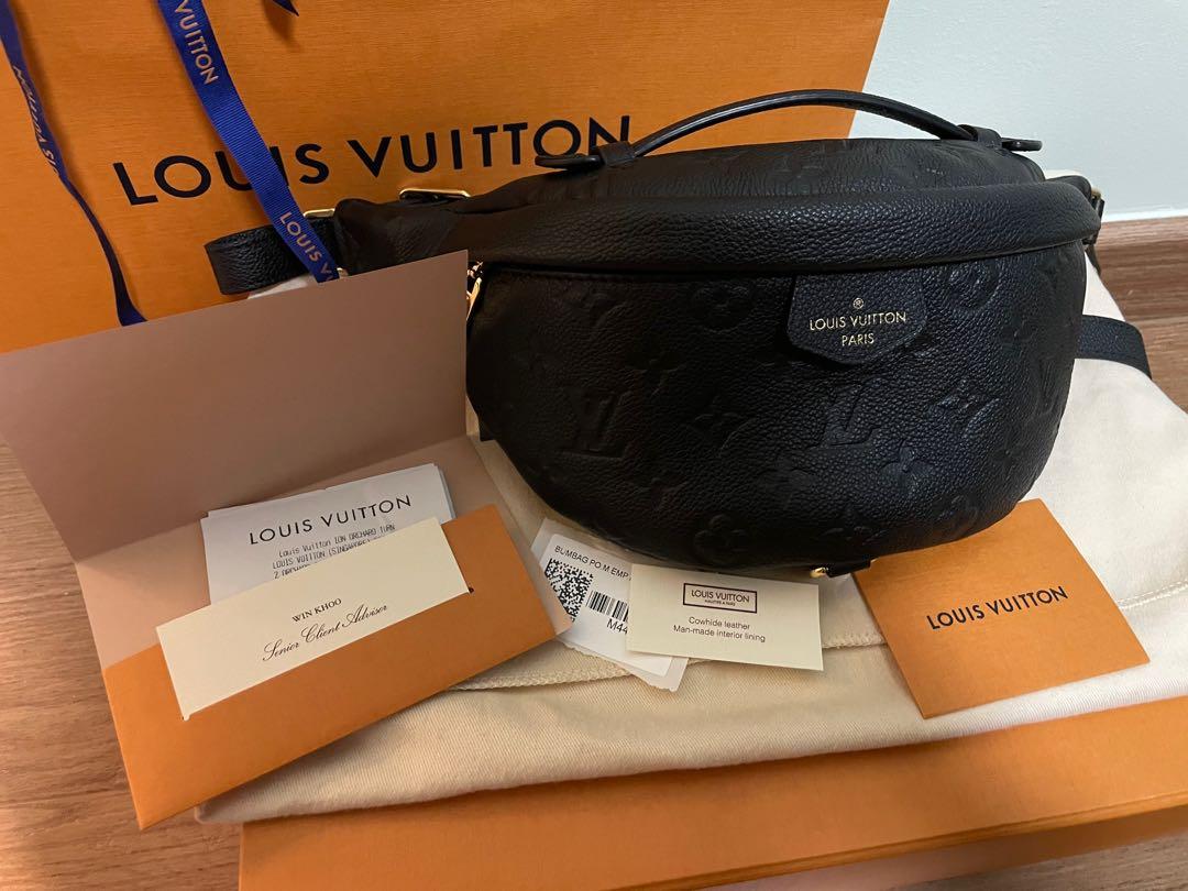 LOUIS VUITTON Monogram Empreinte Bumbag Bag Noir