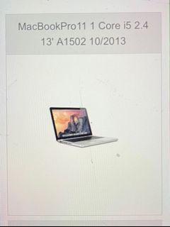 MacBookPro12 1 Core i5 2.7 13 inch A1502 3/2015, Computers & Tech 
