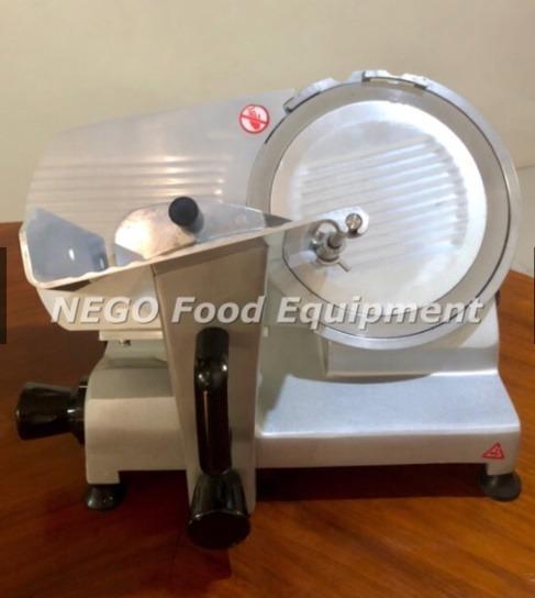 Meat Slicer Samgyeupsal Slicer Size 12 (Category: Chilled & Frozen Food) located in Las Pinas. Submitted by negofexpress (Listing ID 1149499191, Image 2). Description: Product Details 1) Brand new 2) Heavy duty 3) Suitable for commercial and home use 4) Hard chrome carbon steel blade with hallow ground taper for extended sharpening and blade life 5) Easy to disassemble for quick cleaning 6) Cheapest in town Specifications 1) Blade diameter: 300 m