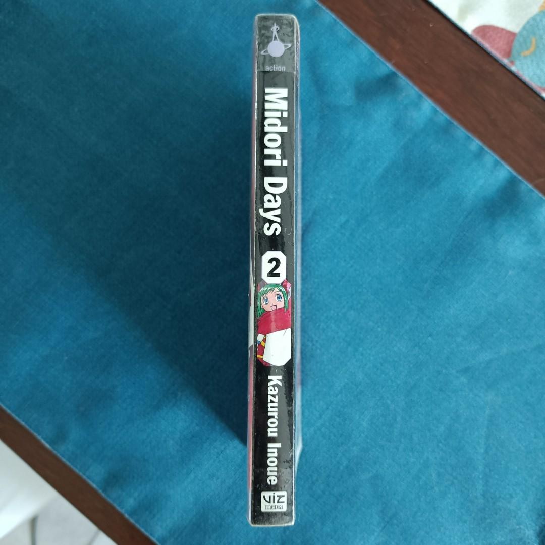 Midori Days Vol. 2 (Category: Comics & Manga) located in Cavite. Submitted by katdoctora (Listing ID 1149515452, Image 3). Description: Midori Days Vol. 2 Story & art by Kazurou Inoue Manga is generally in good condition: - with plastic cover - no damage or issues with the pages - since it was bought way before & has been stored, pages have turned yellowish.