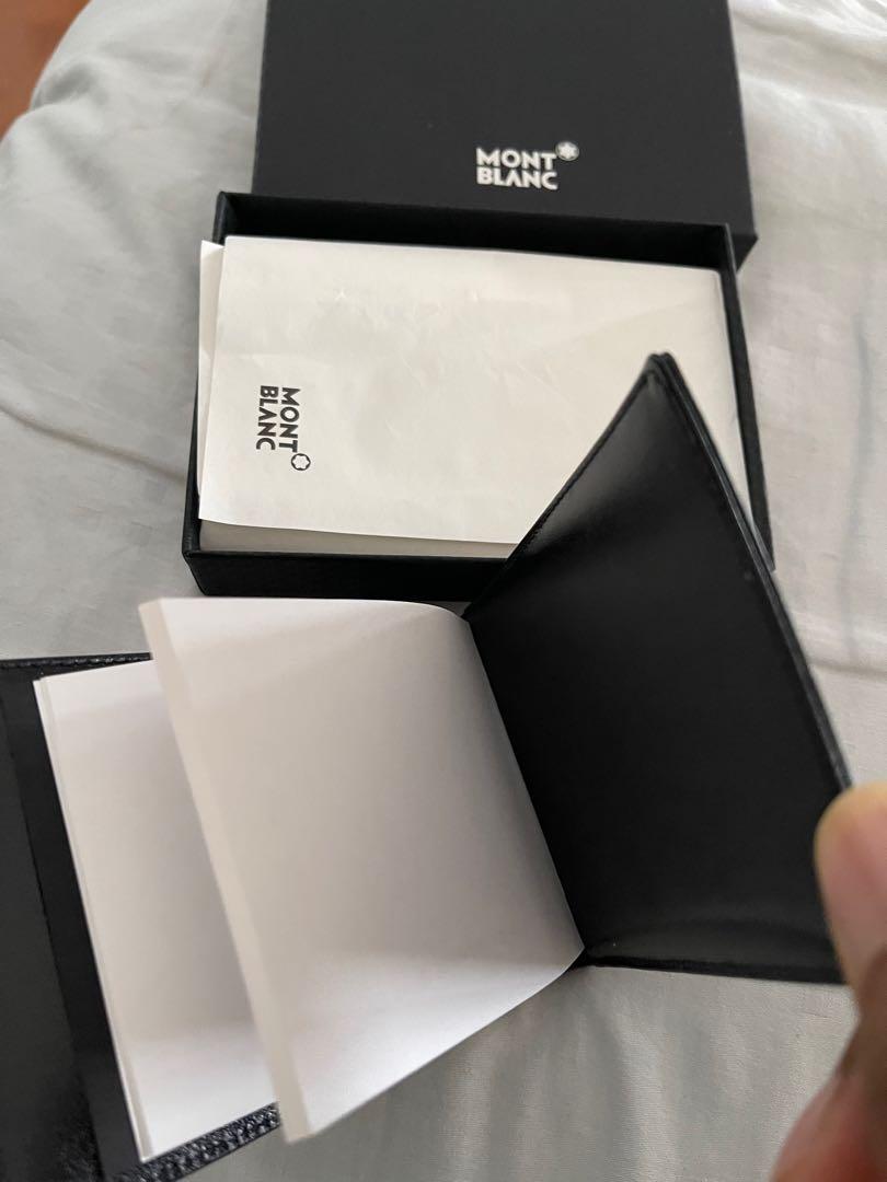 Mont Blanc Wallet Notebook 14244, Men's Fashion, Watches
