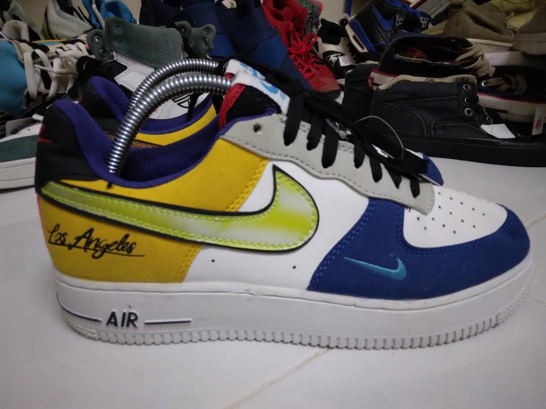 NIKE AIR FORCE ONE LOS ANGELES, Men's Fashion, Footwear, Sneakers on  Carousell