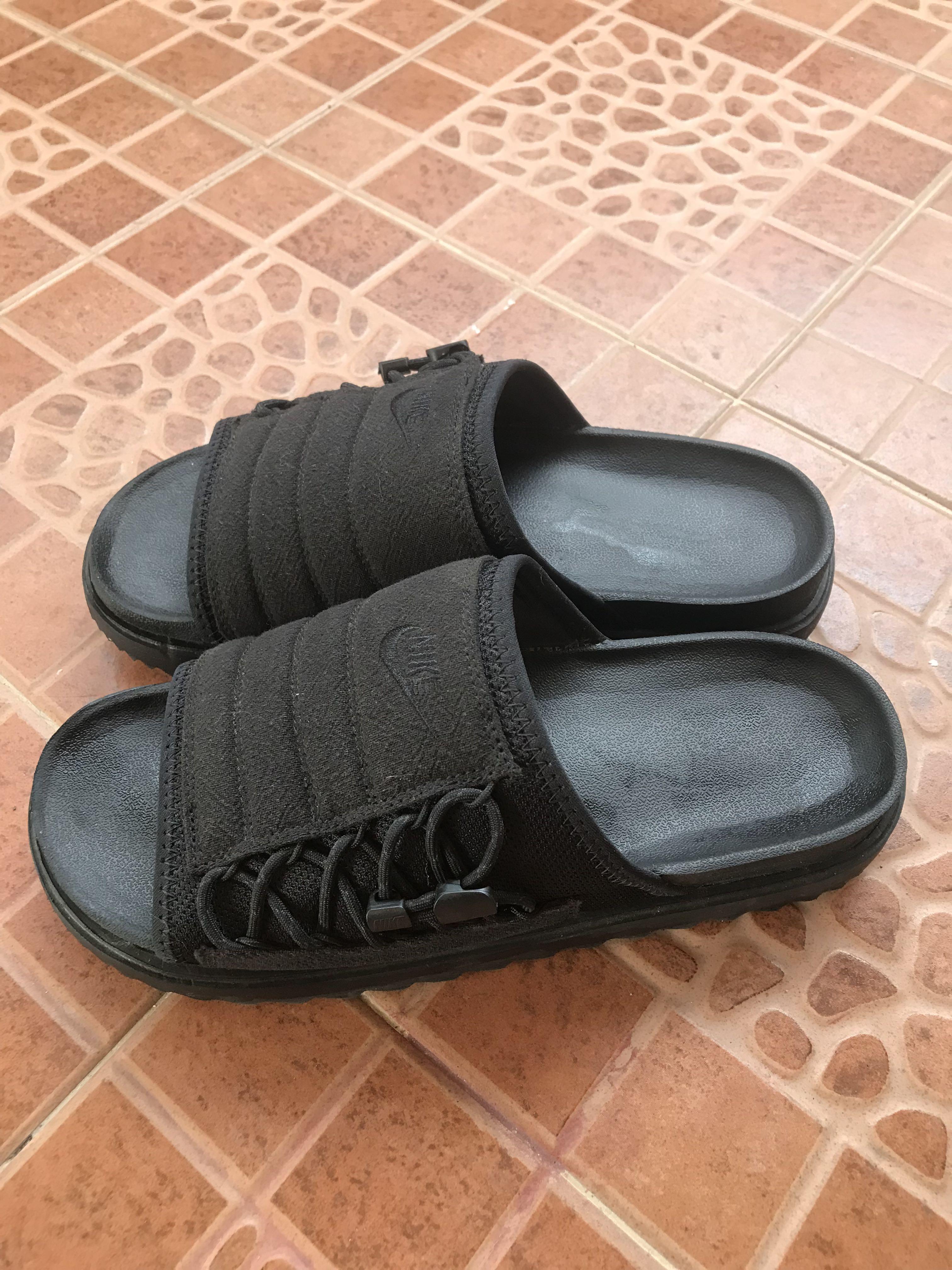 Nike Asuna Slide All Black Men s Fashion Footwear Flipflops and