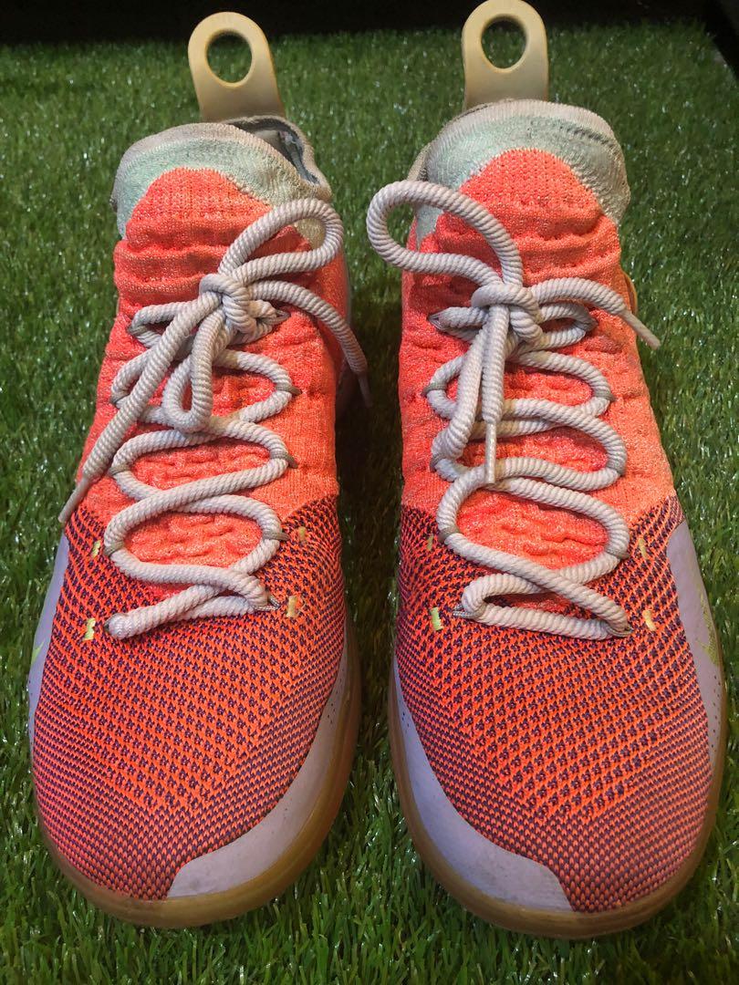 Nike KD 11 'EYBL' Peach Jam US11, Men's Footwear, Sneakers Carousell