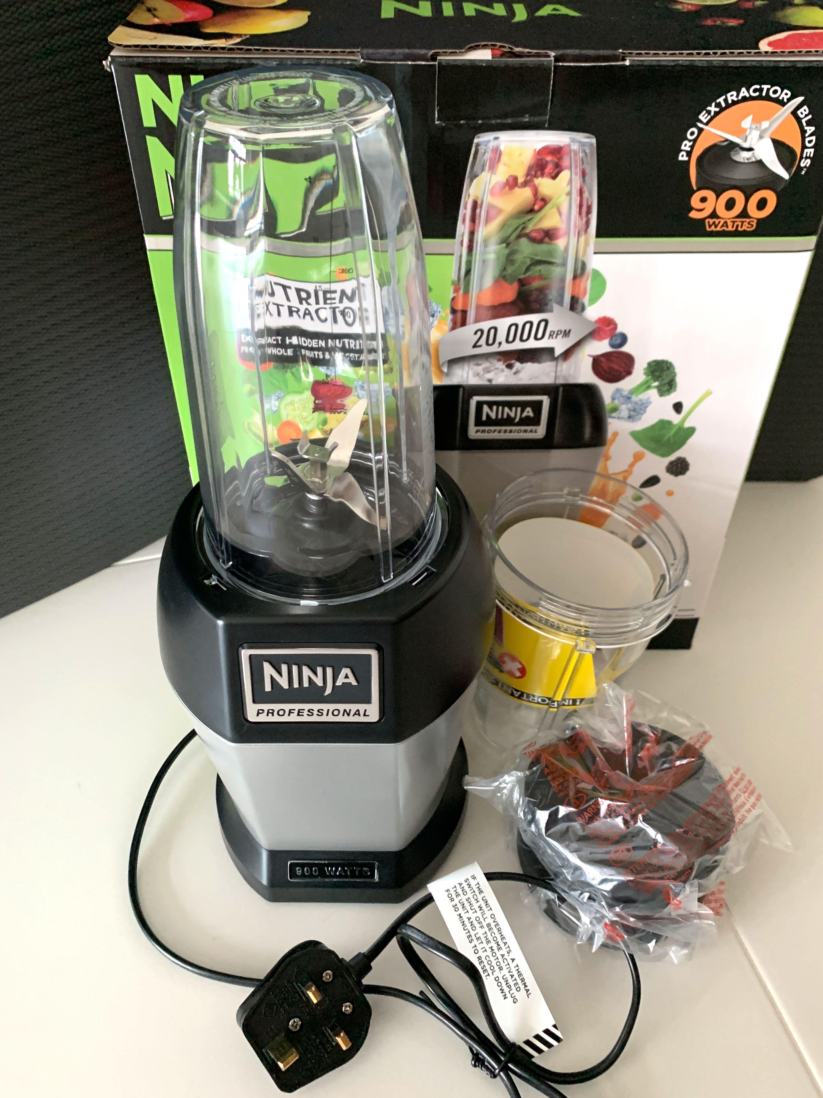 Nutri Ninja Pro blender BL450 Black & Silver 900 watts , TV & Home  Appliances, Other Home Appliances on Carousell