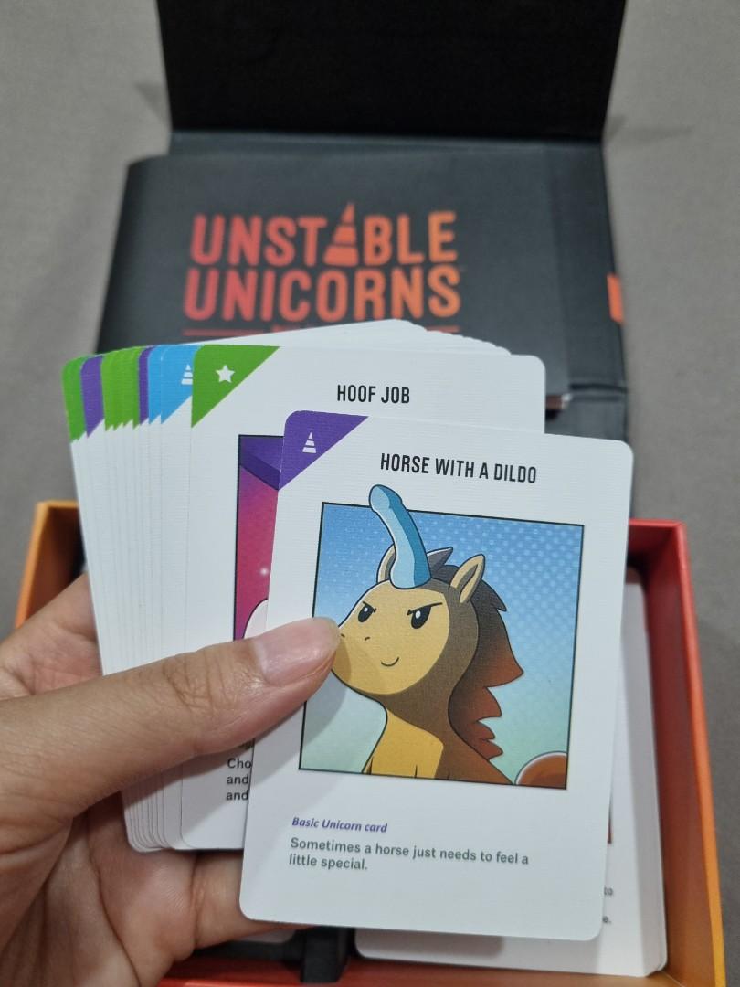 NSFW Unstable Unicorn cards, Hobbies & Toys, Toys & Games on Carousell