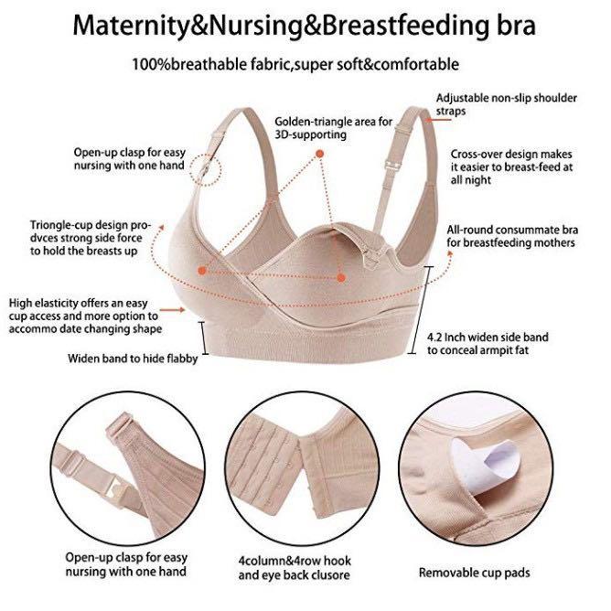 Knix Black Nursing Bra - M, Babies & Kids, Nursing & Feeding, Breastfeeding  & Bottle Feeding on Carousell