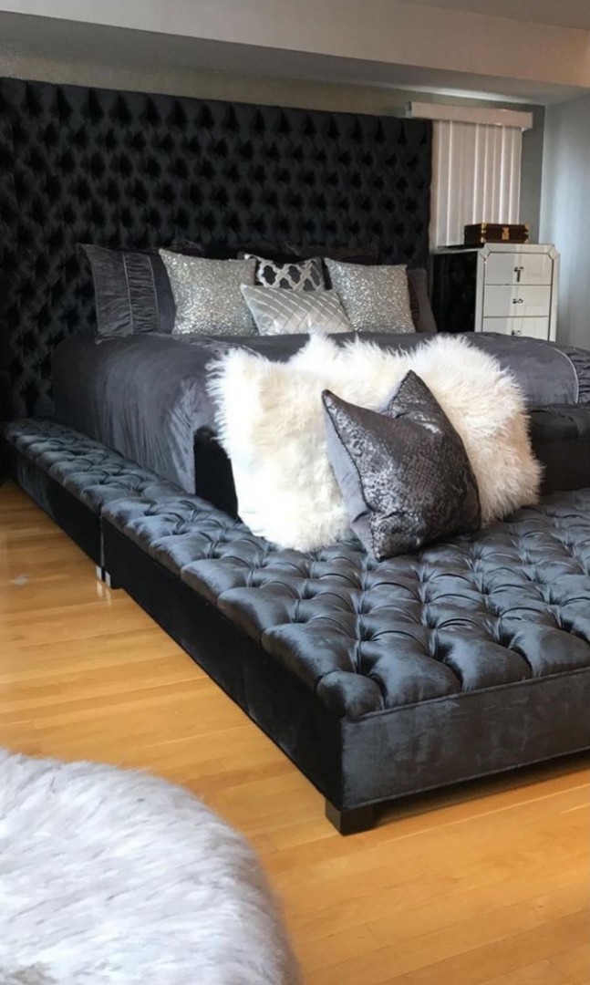 Oversize king size bed frame, Furniture & Home Living, Furniture, Bed