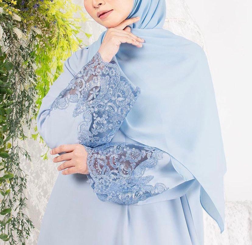 jubah pastel