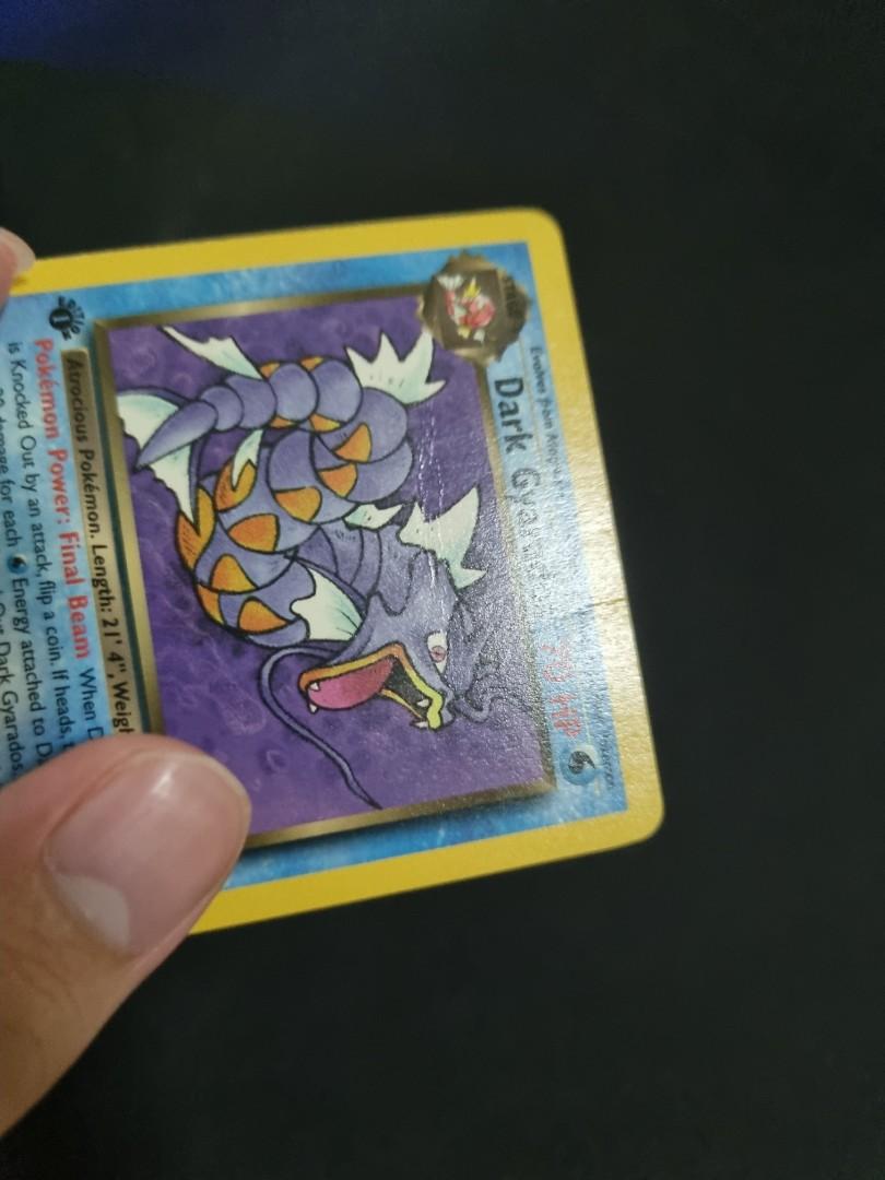 Pokemon TCG Dark Gyarados 1st Edition, Hobbies & Toys, Toys & Games on