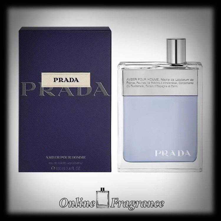 Prada Amber Pour Homme 100ml EDT Cologne (Minyak Wangi, 香水) for Men by Prada  [Online_Fragrance - 100% Authentic], Beauty & Personal Care, Hands & Nails  on Carousell