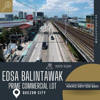 Prime Commercial Lot along EDSA Balintawak for Sale