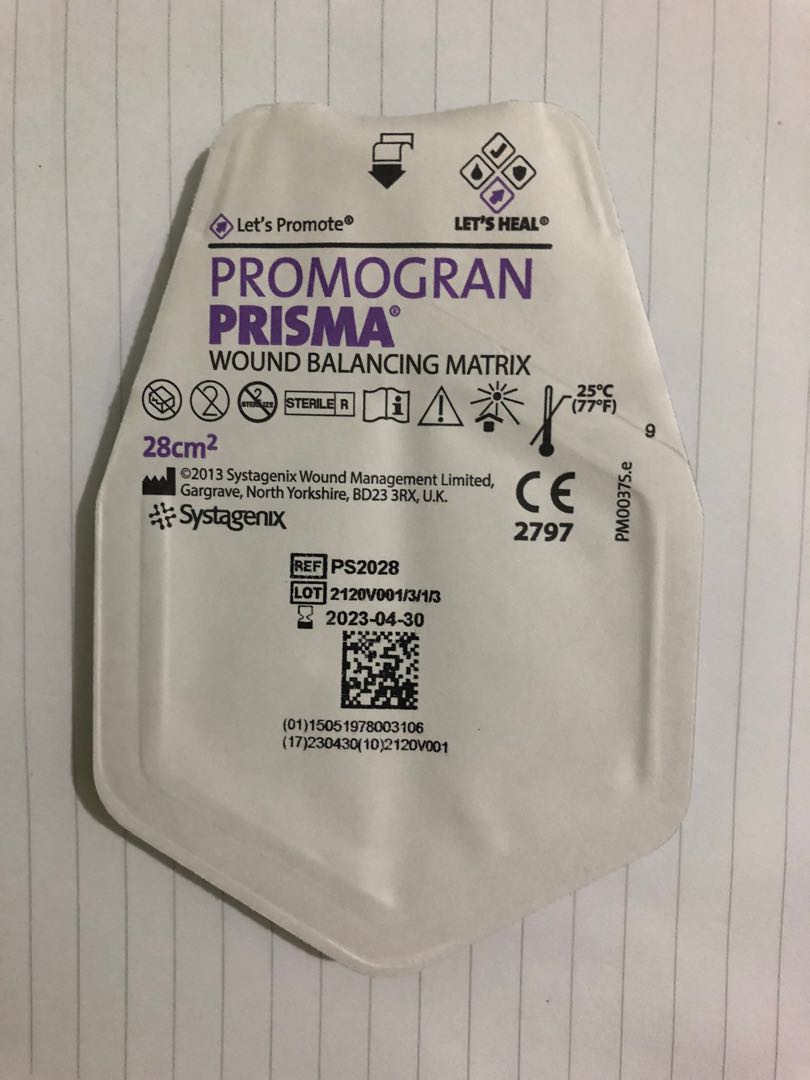 Promogran Prisma Wound Dressing and Wound Care, Health & Nutrition