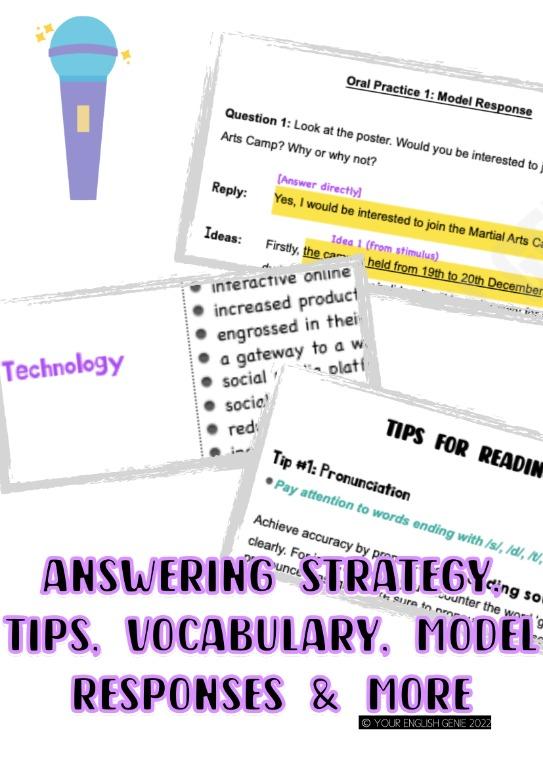 PSLE ORAL GUIDE + PRACTICES & MODEL RESPONSES (E-BOOK), Hobbies & Toys ...