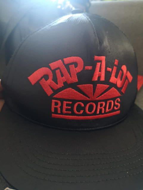 Vintage Supreme Rap A Lot Records Satin Hat Made In USA Snapback