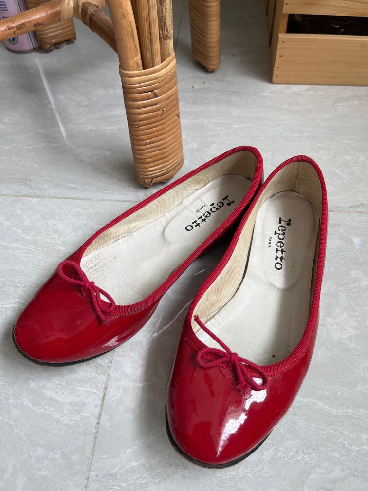 Repetto ballet flats red