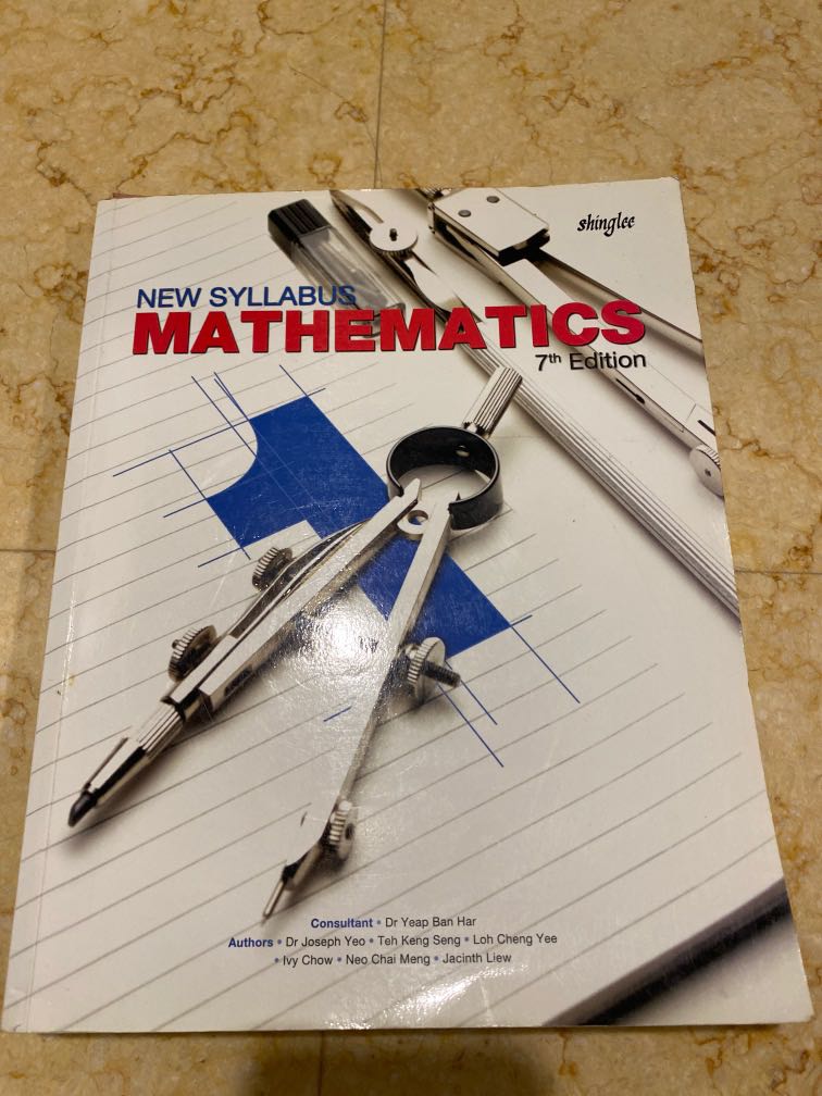RGS math textbook, suitable for IP and O levels, Hobbies & Toys, Books ...