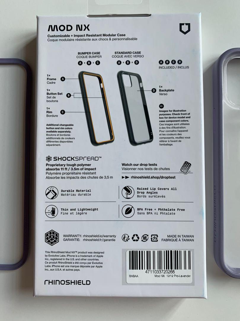 RhinoShield MOD NX for iPhone 12 / 12 Pro, Mobile Phones & Gadgets, Mobile  & Gadget Accessories, Cases & Covers on Carousell