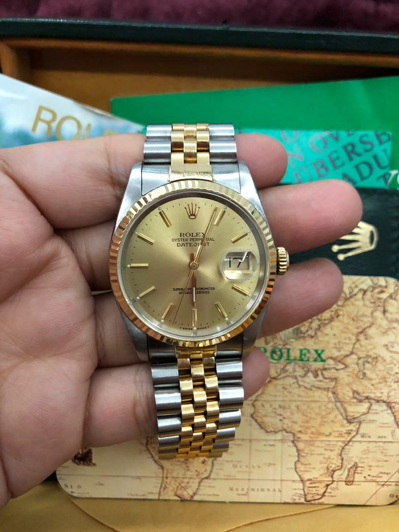 Rolex two tone price online