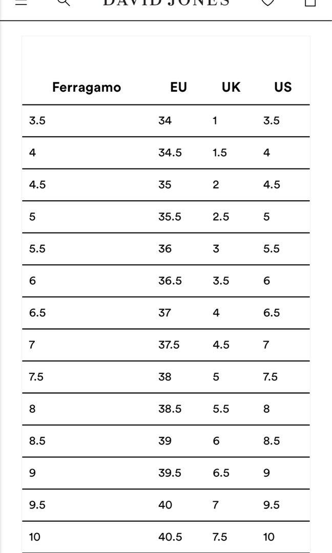 Ferragamo shoe width guide new arrivals