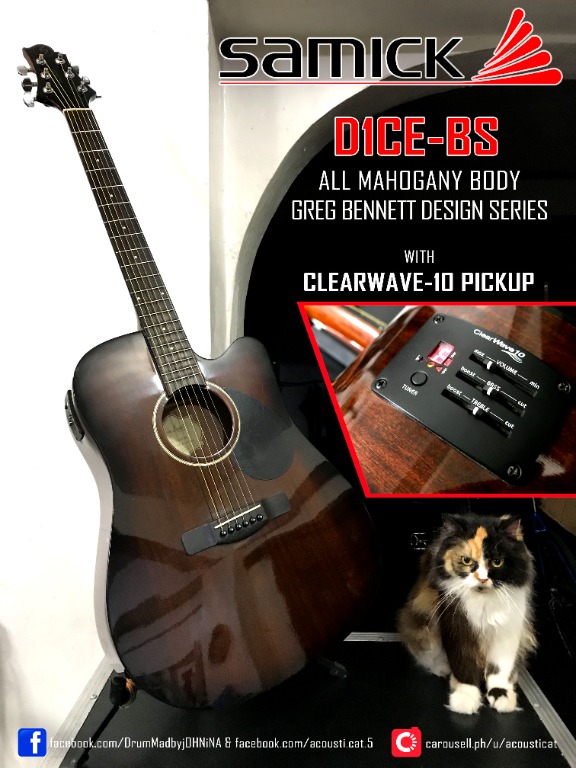 Samick Greg Bennett D1CE Guitar Hobbies Toys Music Media